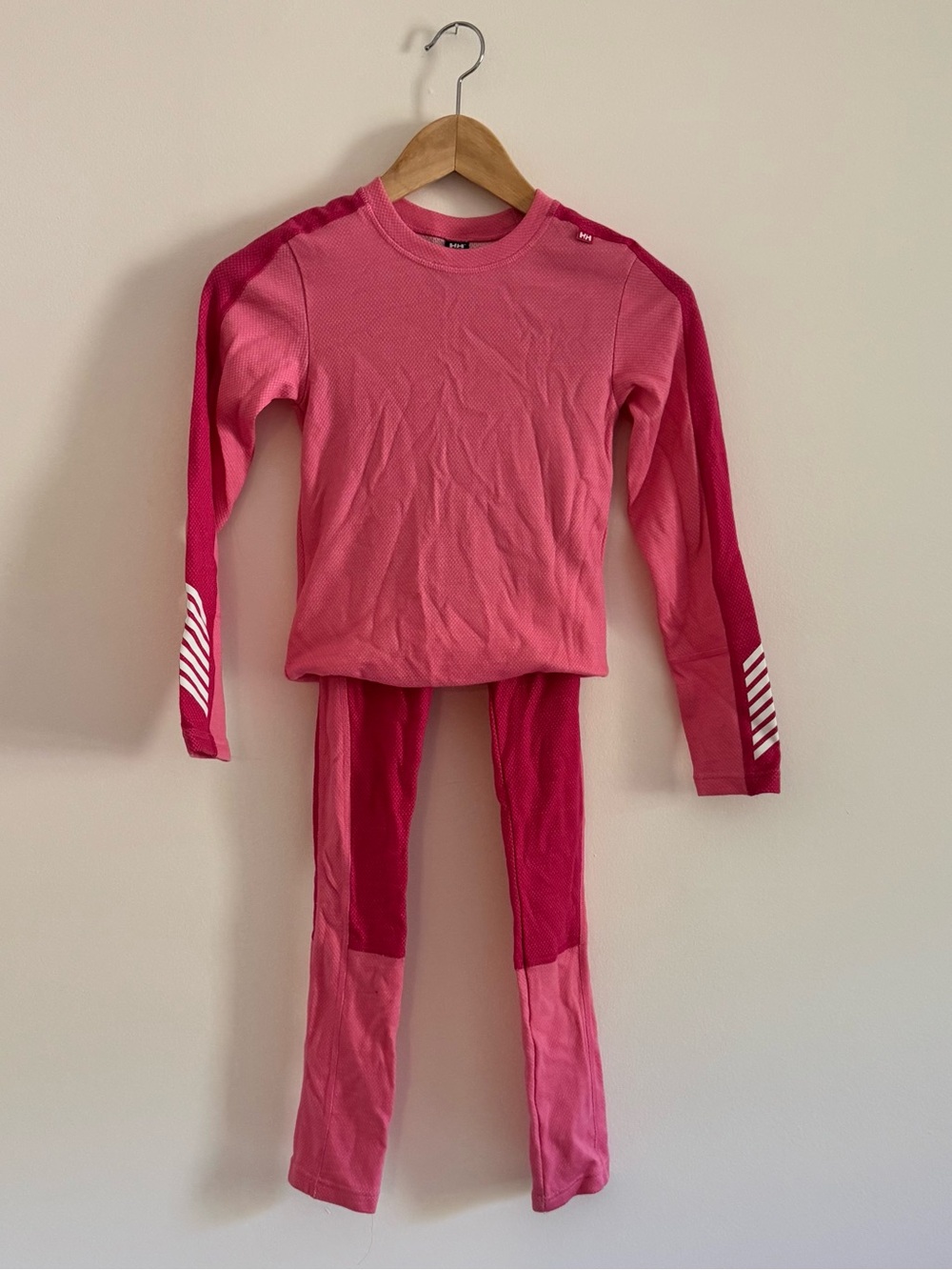 Helly Hansen Kids LIFA Merino Wool Base Layer Set Pink Size 10